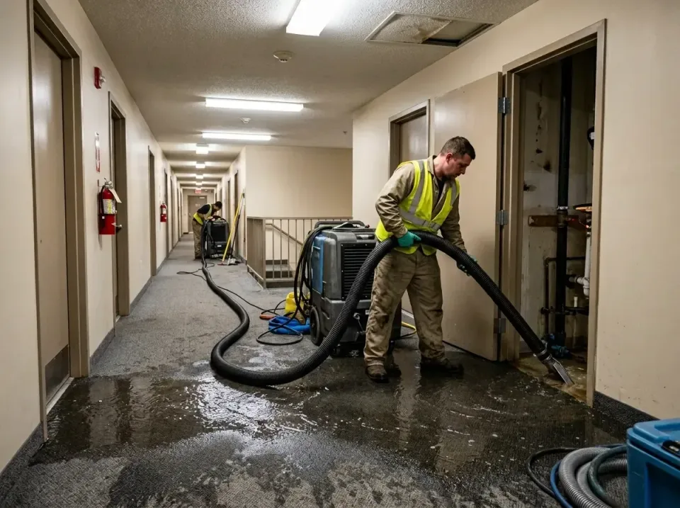 multi-unit-apartment-hallway-f-005 — frequently asked questions, Emergency Burst Pipe Water Extraction & Removal in Madera R…